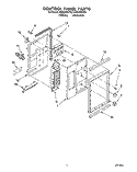 CONTROL PANEL Diagram and Parts List for SM980PEYN2  Whirlpool Microwave Oven Combo