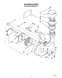 BLOWER Diagram and Parts List for KUDS230Y1  KitchenAid Dishwasher