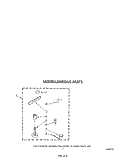 MISCELLANEOUS Diagram and Parts List for LA6040XTW0  Whirlpool Washer