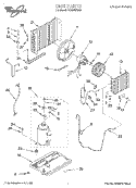UNIT, LITERATURE Diagram and Parts List for ACQ062XD0  Whirlpool Air Conditioner
