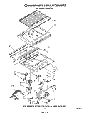 COMPARTMENT SEPARATOR Diagram and Parts List for ET20GMXTF00  Whirlpool Refrigerator