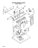 SECTION Diagram and Parts List for LE5200XTW1  Whirlpool Dryer