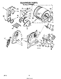 SECTION Diagram and Parts List for LHE9800W2  Whirlpool Dryer