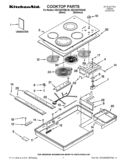 COOKTOP PARTS Diagram and Parts List for KECC507RSS06  KitchenAid Cooktop