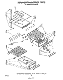 REFRIGERATOR INTERIOR , LIT/OPTIONAL Diagram and Parts List for ED25SMXLWR2  Whirlpool Refrigerator