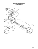 ICE CONTAINER Diagram and Parts List for KSRF36DTX02  KitchenAid Refrigerator