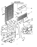 UNIT Diagram and Parts List for ET18JMYSF07  Whirlpool Refrigerator