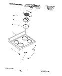 Part Location Diagram of 4211950 Whirlpool BOWL-DRIP