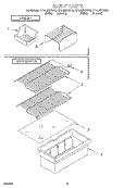 SHELF Diagram and Parts List for ET14JMYDW10  Whirlpool Refrigerator
