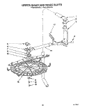 UPPER WASH AND RINSE Diagram and Parts List for KUDJ23HY3  KitchenAid Dishwasher