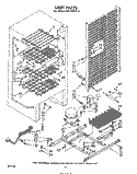 UNIT Diagram and Parts List for EEV163FW2  Whirlpool Freezer