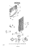 UNIT Diagram and Parts List for 8614W0B  Roper Refrigerator