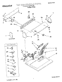 TOP AND CONSOLE, LIT/OPTIONAL Diagram and Parts List for TGDX640JQ0  Estate Dryer