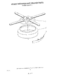LOWER WASHARM AND STRAINER Diagram and Parts List for 4KUDI220T2  KitchenAid Dishwasher
