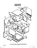 OVEN Diagram and Parts List for KEBS176WBL0  KitchenAid Wall Oven
