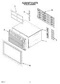 Part Location Diagram of 8199576 Whirlpool FRONT