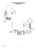 FILL AND OVERFILL Diagram and Parts List for KPDI620T5  KitchenAid Dishwasher