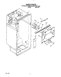 LINER Diagram and Parts List for ET20ZKXAN00  Whirlpool Refrigerator