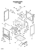 Part Location Diagram of 8522675 Whirlpool Flue