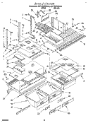 Part Location Diagram of 2164379 Whirlpool Glass Shelf