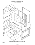 EXTERNAL OVEN Diagram and Parts List for SM988PEPW0  Whirlpool Range