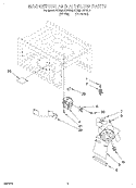 Part Location Diagram of 4313643 Whirlpool SHIELD, MAGNETRON SEE NOTE 1