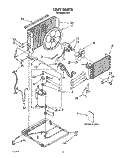 UNIT, LIT/OPTIONAL Diagram and Parts List for R121  Whirlpool Air Conditioner