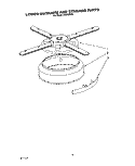 LOWER WASHARM AND STRAINER Diagram and Parts List for KUDI220T6  KitchenAid Dishwasher
