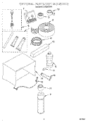 OPTIONAL Diagram and Parts List for ACM492XF0  Whirlpool Air Conditioner