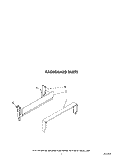BACKGUARD Diagram and Parts List for FGP210VL0  Whirlpool Range