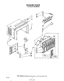 SECTION Diagram and Parts List for AHFP6520  Whirlpool Air Conditioner