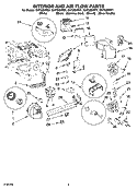 Part Location Diagram of W10217711 Whirlpool Microwave Inverter