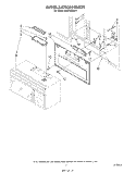 INSTALLATION Diagram and Parts List for MH6700XV0  Whirlpool Microwave