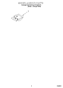 MISCELLANEOUS, OPTIONAL Diagram and Parts List for RUD3000KQ0  Roper Dishwasher