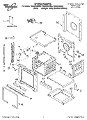 OVEN PARTS Diagram and Parts List for YRBS275PDQ9  Whirlpool Wall Oven