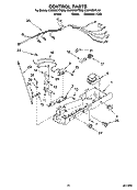 CONTROL PARTS Diagram and Parts List for ED2HHEXTL00  Whirlpool Refrigerator