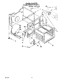 OVEN Diagram and Parts List for FES355YW1  Roper Range