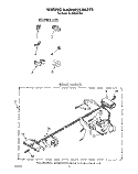 WIRING HARNESS Diagram and Parts List for GLA5580XSG4  Whirlpool Washer