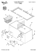 SECTION Diagram and Parts List for EH220FXGW01  Whirlpool Freezer