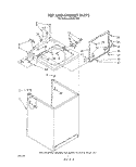 TOP AND CABINET , LIT/OPTIONAL Diagram and Parts List for LA6150XTN0  Whirlpool Washer
