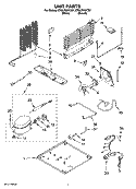 UNIT PARTS Diagram and Parts List for ET8LFKXKQ07  Whirlpool Refrigerator