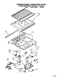 COMPARTMENT SEPARATOR Diagram and Parts List for ET20PKXZN01  Whirlpool Refrigerator