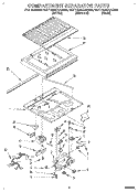 COMPARTMENT SEPARATOR Diagram and Parts List for 8ET18DKXAN00  Whirlpool Refrigerator