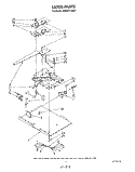 LATCH Diagram and Parts List for KEMI371TBL3  KitchenAid Microwave Oven Combo