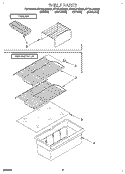 SHELF Diagram and Parts List for ET14HJXBW01  Whirlpool Refrigerator
