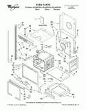 OVEN PARTS Diagram and Parts List for GSC309PVS02  Whirlpool Microwave Oven Combo
