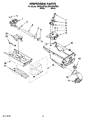 DISPENSER PARTS Diagram and Parts List for MHWZ400TQ00  Whirlpool Washer