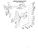 WIRING HARNESS Diagram and Parts List for RM975PXKW0  Whirlpool Microwave Oven Combo