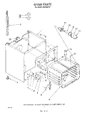 SECTION Diagram and Parts List for RJE390PW  Whirlpool Range