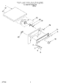 SECTION Diagram and Parts List for BYCCD3421W2  Whirlpool Dryer